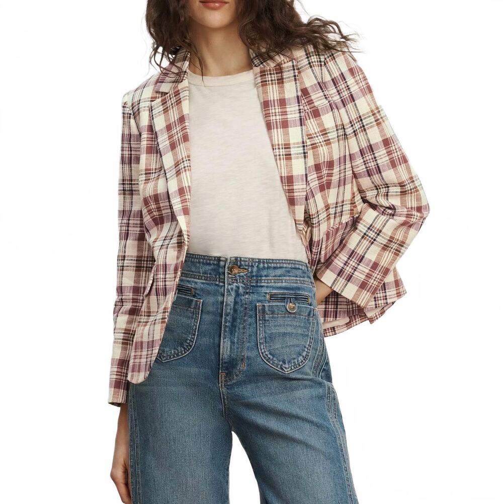 NEW VERONICA BEARD tyra dickey jacket in orchid haze multi